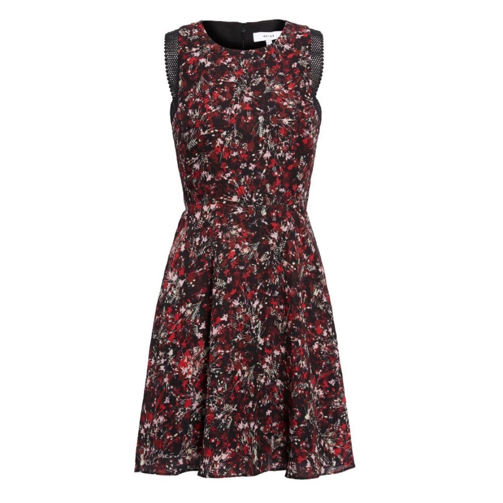 REISS Louise Floral Sleeveless Mini Dress US 6